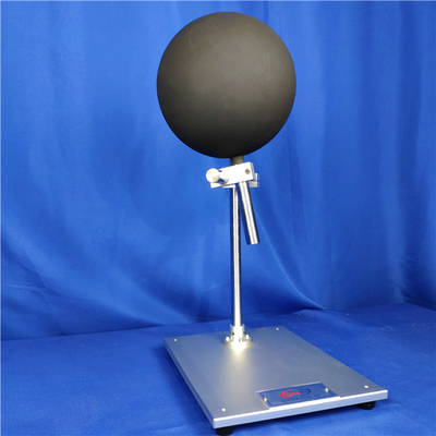 Скучная черная покрашенная деревянная сфера - диаметр IEC60335-2-23 200mm