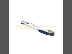 IEC 61010-2-012-Рисунок 103 Скребок с твердосплавным наконечником, припаянным твердым припоем, материал K10